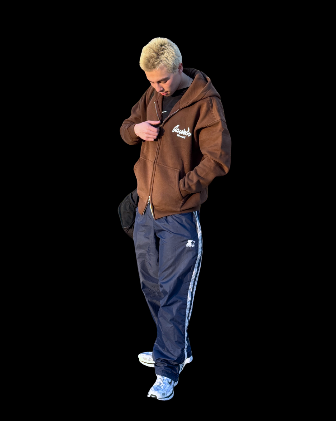 Gasoline Threads Zip-Hoodie